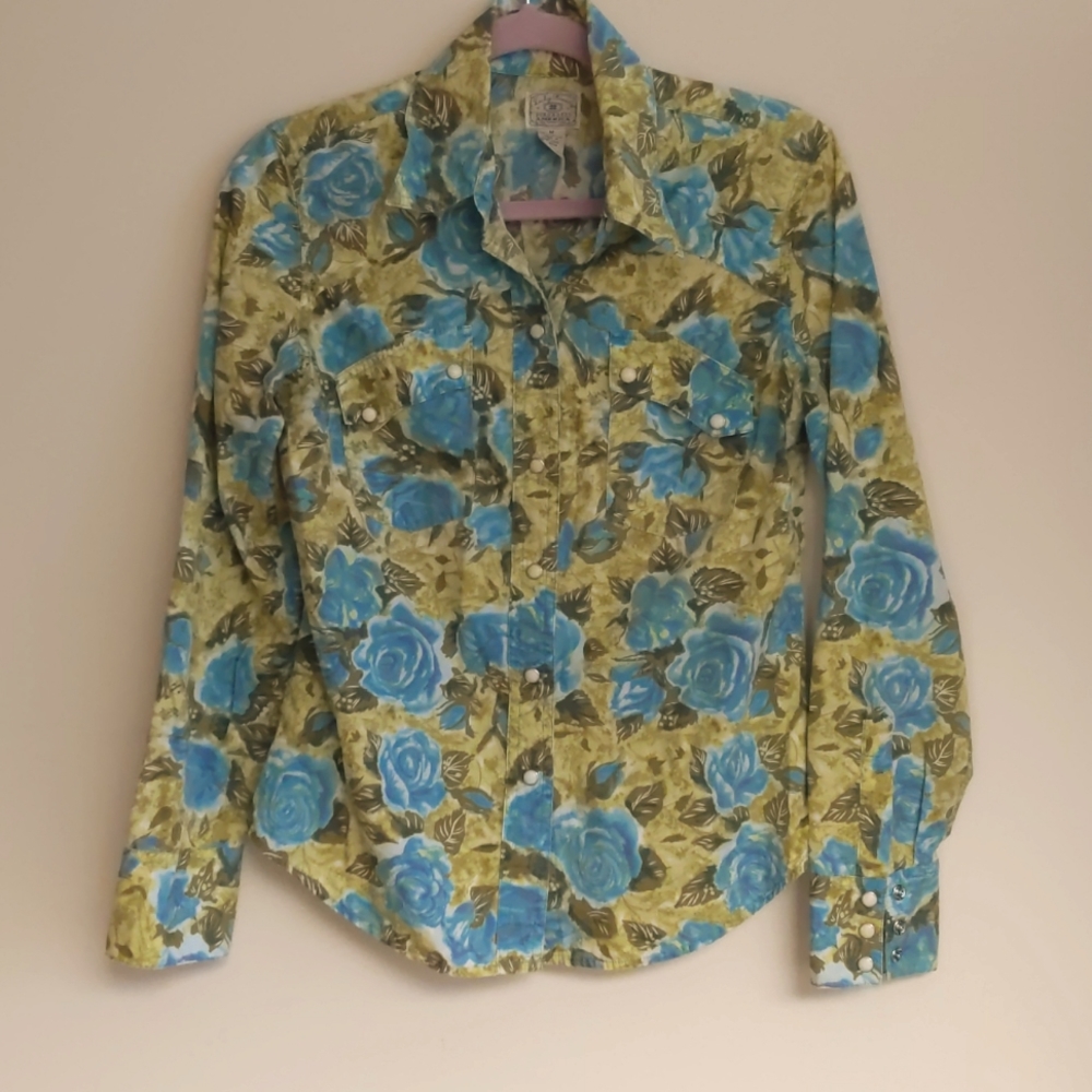 Lucky Brand Dungarees Pearl Snap Shirt